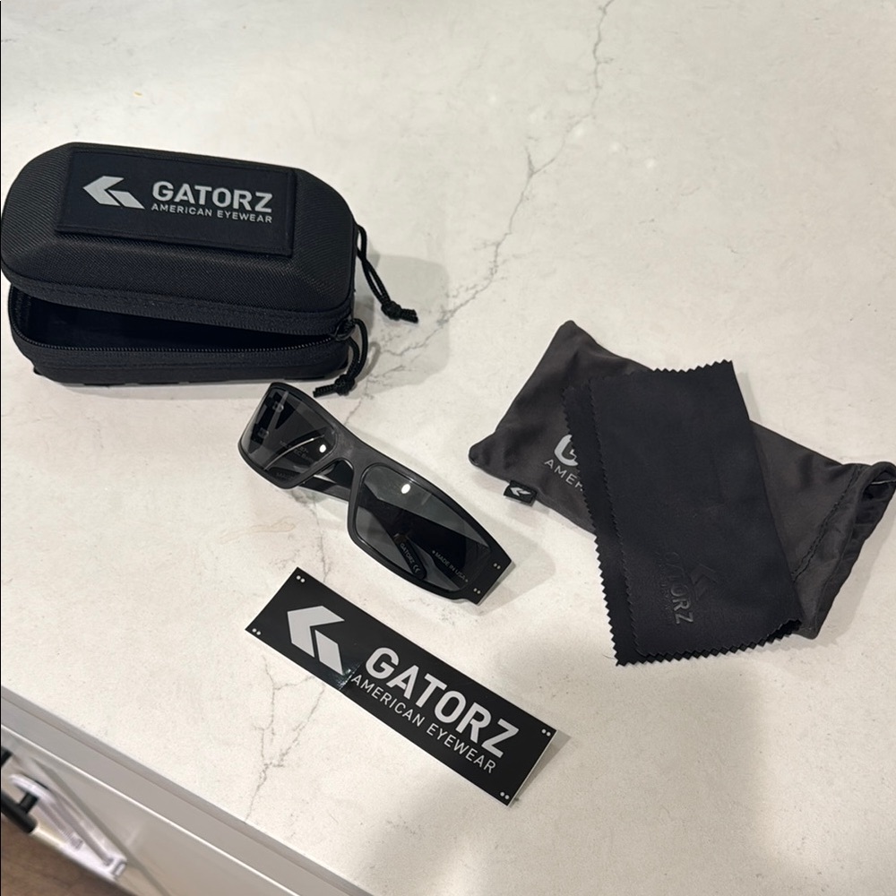 Gatorz Black Sunglasses with Case